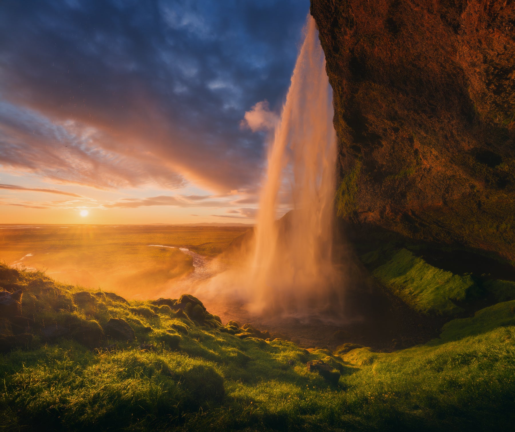 Golden Waterfall featured opacity image