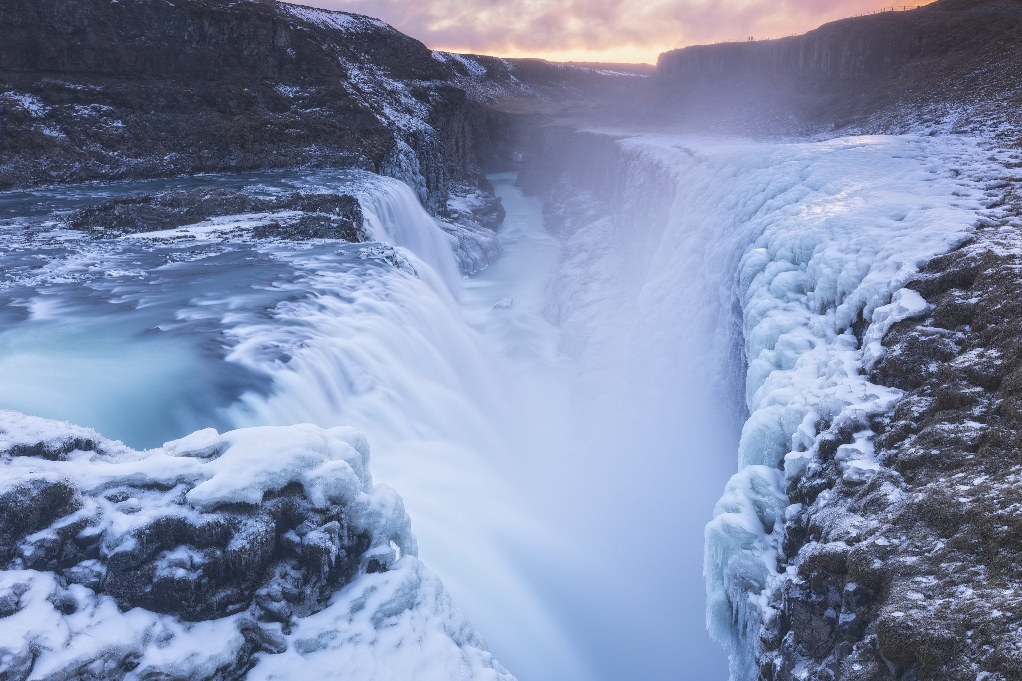 Frozen Gullfoss featured opacity image