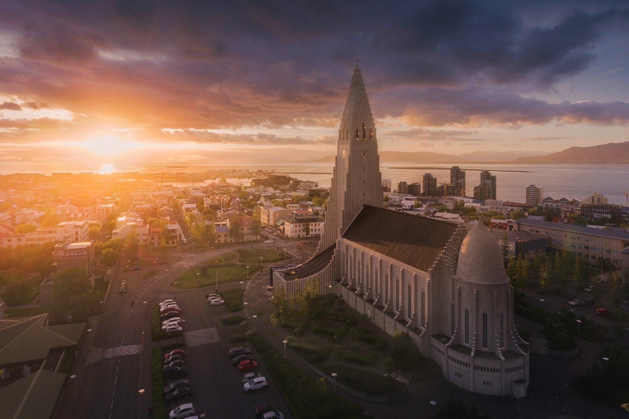 Midnight Sun in Reykjavik featured opacity image