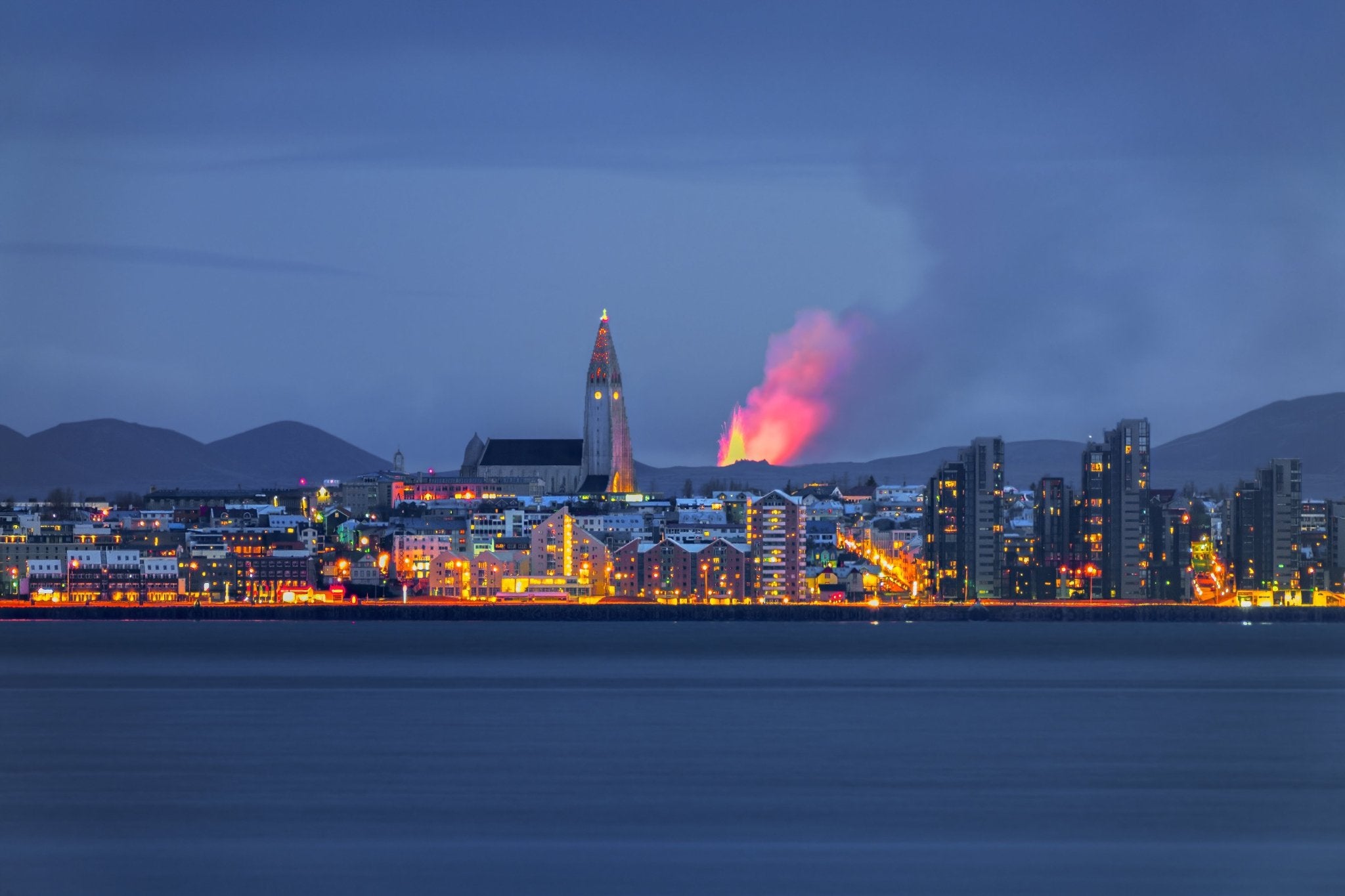 Reykjavik Skyline featured opacity image